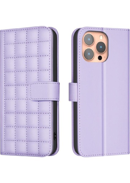 IPhone 13 Için Flip Case Pro Max Kart Yuvaları Tutucu Iş Basit Tarzı Pu (Yurt Dışından)