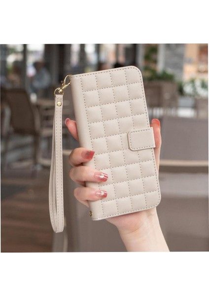 IPhone 14 Için Flip Case Pro Koruyucu Iş Basit Tarzı Cüzdan Pu (Yurt Dışından)