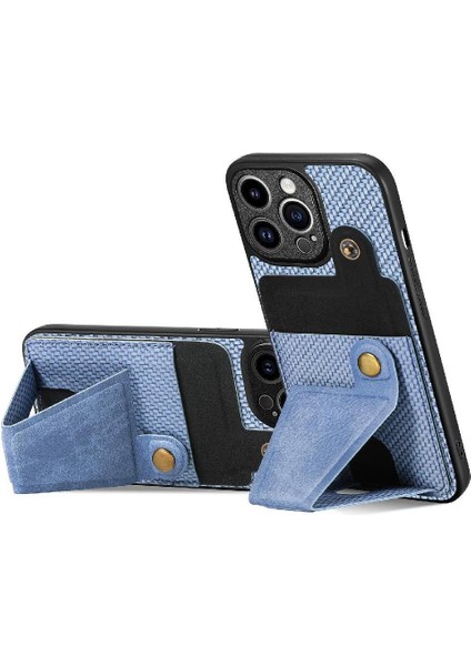 IPhone 13 Için Kılıf Pro Standı Fonksiyonu Manyetik Tasarım Cardholder Braketi (Yurt Dışından)