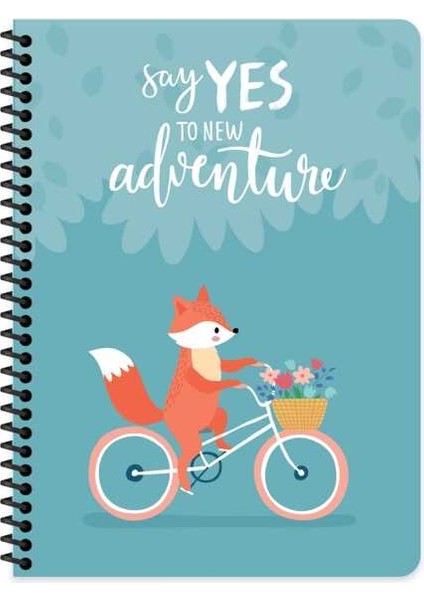 16,5X22,5 80 Yaprak Kareli Karton Kapak Spiralli Gezginler Defter modelleri