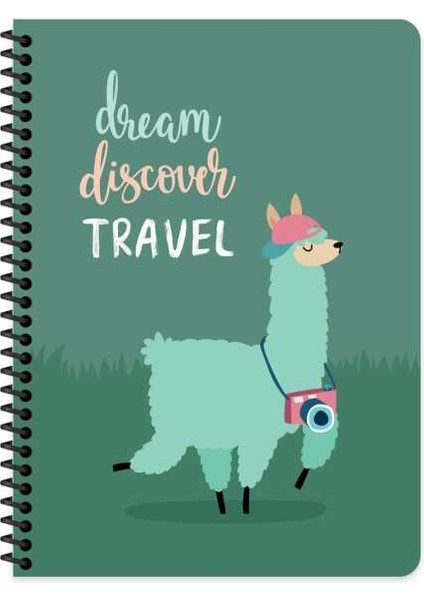 16,5X22,5 80 Yaprak Kareli Karton Kapak Spiralli Gezginler Defter fırsatları