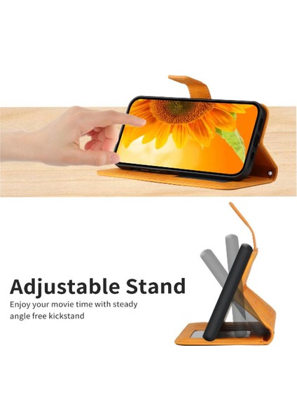 Kart Yuvası Standı Ayçiçeği ile Onur X6B Kickstand Koruyucu Kılıf (Yurt Dışından)