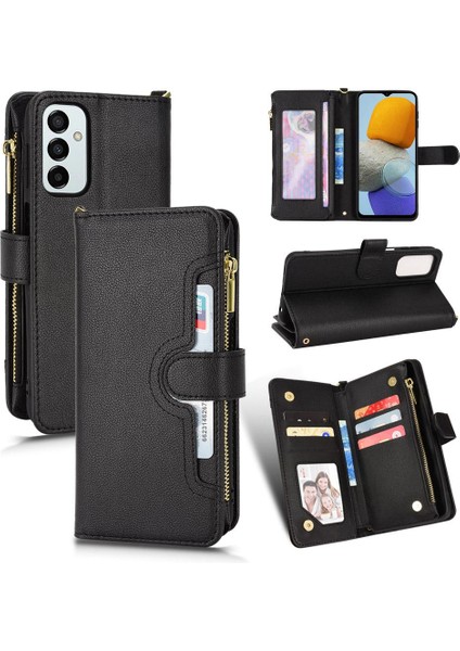 Mays Home1 Samsung Galaxy M23 5g Fermuar Cüzdan Manyetik Pu Deri Flip Case (Yurt Dışından)