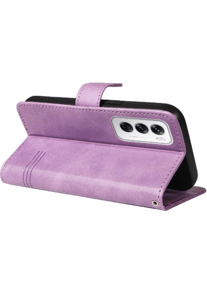 Oppo Filp 12 5g Için Filp Durumda Preslenmiş Pu Deri Cüzdan Telefon Kılıfı ile (Yurt Dışından) modelleri