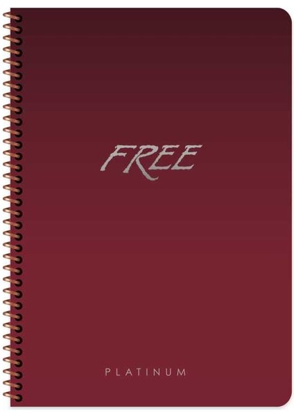 Defter A4 100 Yaprak Kareli Plastik Kapak Free Platınum fırsatları