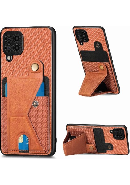 Samsung Galaxy A22 4g Cardholder Için Kılıf Braketi Standı Fonksiyonu Manyetik (Yurt Dışından)