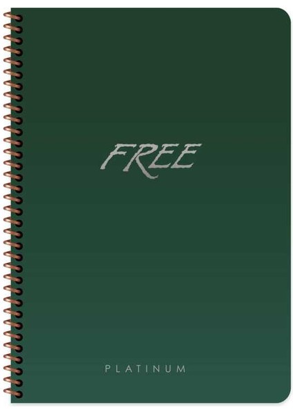 Defteri A4 100 Yaprak Çizgili Plastik Kapak Free Platınum fırsatları