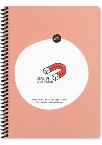Sticker Defter Hisli Şeyler 16,5X22,5 80 Yaprak Kareli Stickerli Defter Hepsi De Beni Bulur