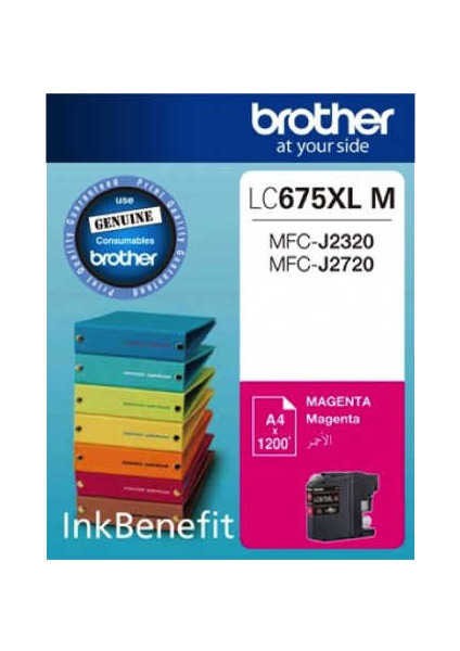 Brother LC675XL Kırmızı Orijinal Kartuş Yüksek Kapasiteli