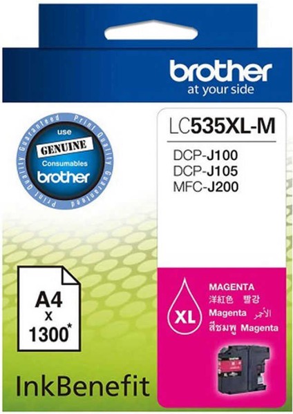 Brother LC535XL Kırmızı Orijinal Kartuş