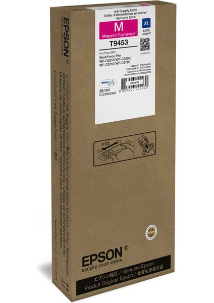 Epson T9453XL-C13T945340 Kırmızı Orijinal Kartuş Yüksek Kapasiteli