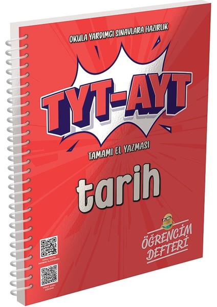 Murat Yayınları TYT-AYT Tarih Öğrencim Defteri