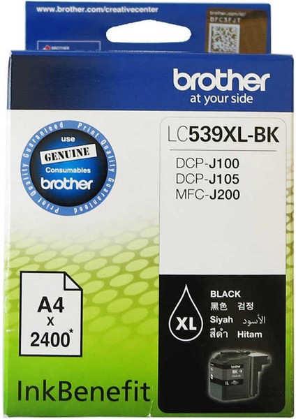 Brother LC539XL Siyah Orijinal Kartuş