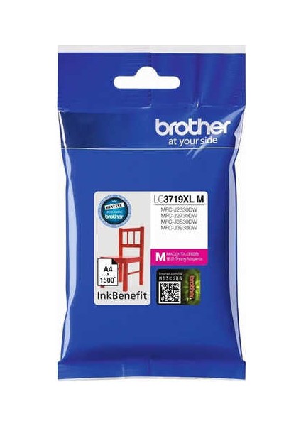 Brother LC-3719XL Kırmızı Orijinal Kartuş Yüksek Kapasiteli