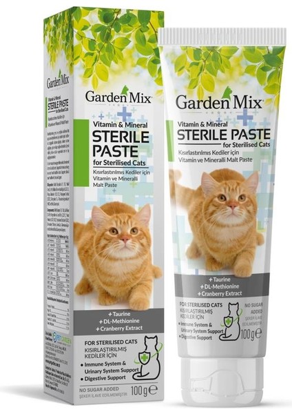 Kedi Kısır Multivitamin Kedi Macun 100 gr