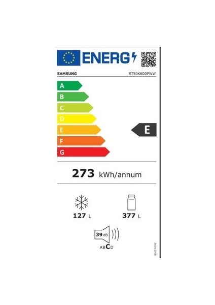 Samsung RT50K600PWW/TR 504 Lt Üstten Donduruculu No-Frost Buzdolabı, İkili Soğutma