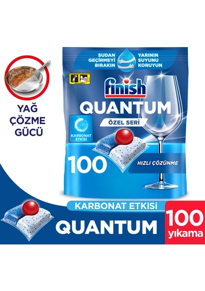 Quantum Özel Seri 100 Kapsül Bulaşık Makinesi Deterjanı Tableti