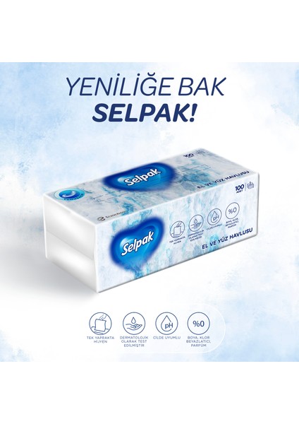 Selpak® El Ve Yüz Havlusu 100 Yaprak