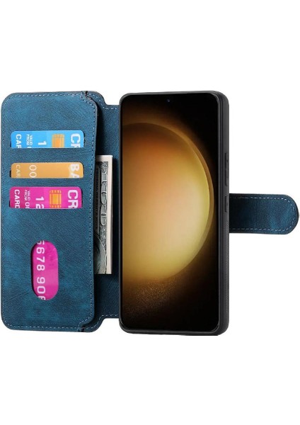 Samsung Galaxy S23 Cüzdan Mıknatıs Koruyucu Malzeme Retro Için Flip Case (Yurt Dışından) fiyatları