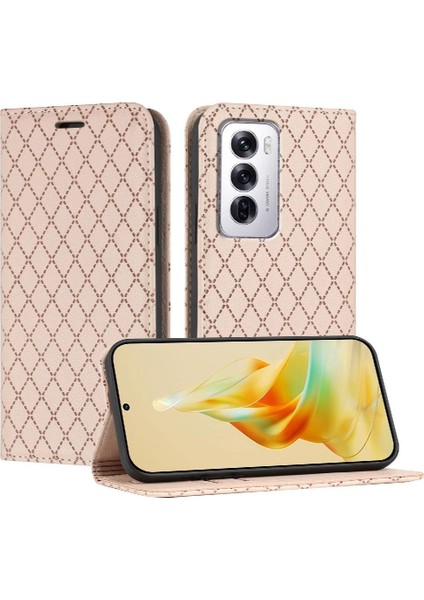 Oppo Oppo 12 5g Için Kılıf Cüzdan Kart Yuvaları Tutucu Iş Manyetik Kabuk (Yurt Dışından)