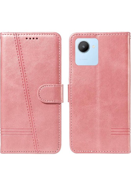 Kredi Kartı Yuvası ile Realme C30 4g Için Filp Durumda Ayrılabilir Siyah Preslenmiş (Yurt Dışından) fiyatları