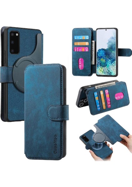 Samsung Galaxy S20 Retro Cüzdan Mıknatıs Koruyucu Malzeme Için Flip Case (Yurt Dışından)