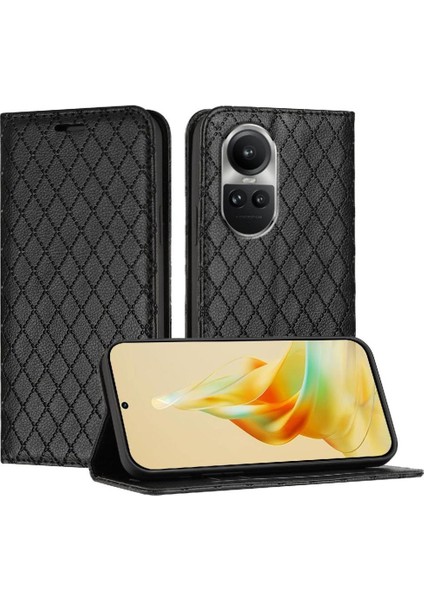 Oppo Oppo 10 Pro 5g Için Kılıf Iş Çevir Cüzdan Manyetik Kabuk Kartı (Yurt Dışından)