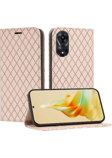 Oppo A78 4g Cüzdan Kart Yuvaları Için Kılıf Tutucu Flip Iş Manyetik Kabuk (Yurt Dışından)
