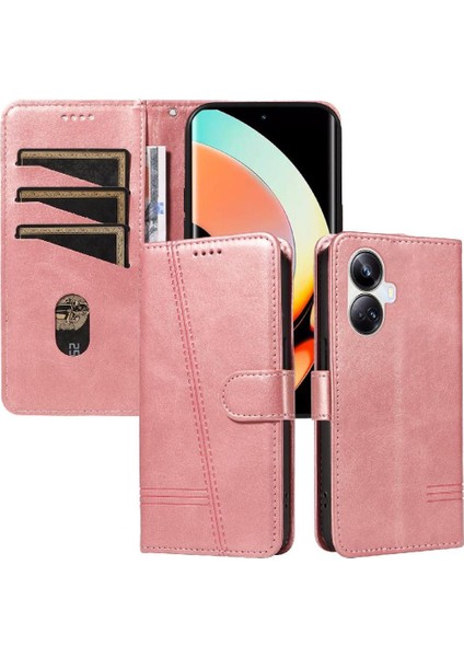 Realme 10 Pro Artı 5g Cüzdan Telefon Kılıfı Için Filp Durumda Preslenmiş Pu Deri (Yurt Dışından) fırsatları