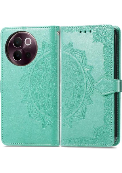 Vıvo V40 Lite Için Flip Case Zarif Desen Basit Iş Darbeye (Yurt Dışından)