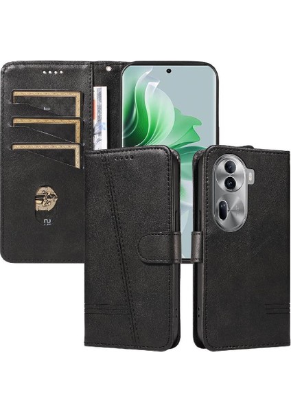 Kredi Kartı Yuvası ile Oppo Credit 11 Pro 5g Cüzdan Telefon Kılıfı Için Filp Durumda (Yurt Dışından)