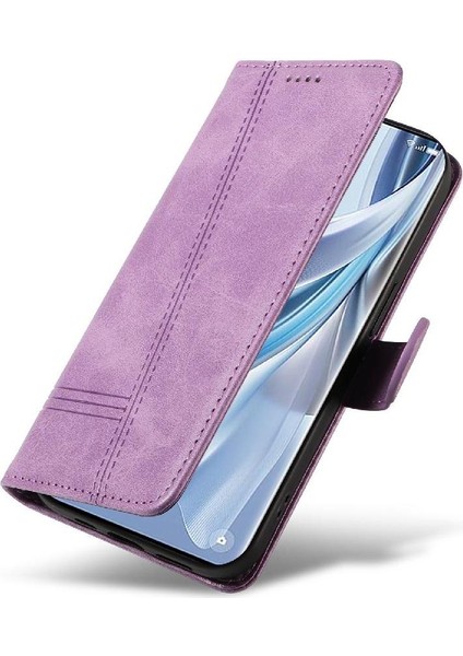 Oppo Filp 10 Pro 5g Için Filp Durumda Preslenmiş Pu Deri Ayrılabilir Siyah Kılıf (Yurt Dışından)