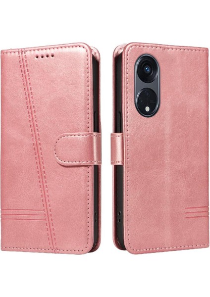 Kredi Kartı Pu ile Oppo RENO8T 5g Ayrılabilir Siyah Bilezik Için Filp Durumda (Yurt Dışından)