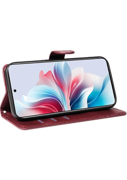 Oppo Filp 11F 5g Için Filp Durumda Ayrılabilir Siyah Bilezik Cüzdan Telefon Kılıfı (Yurt Dışından) modelleri