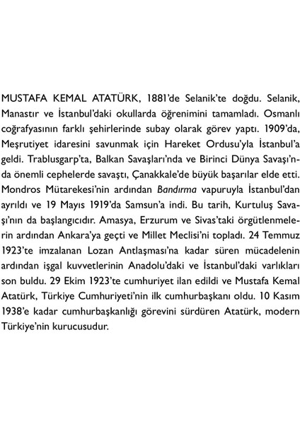 Türkiye'nin Geleceği - Mustafa Kemal Atatürk