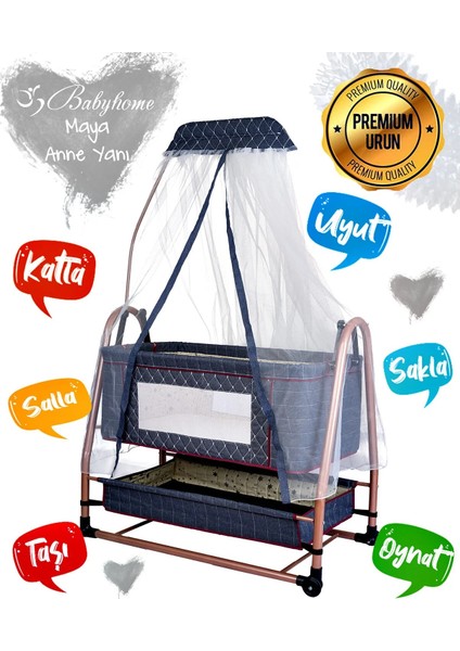 1010 Qool Yeni Doğan 8 In 1 Full Set Travel Sistem Bebek Arabası 505 Anne Yanı Sepet Beşik