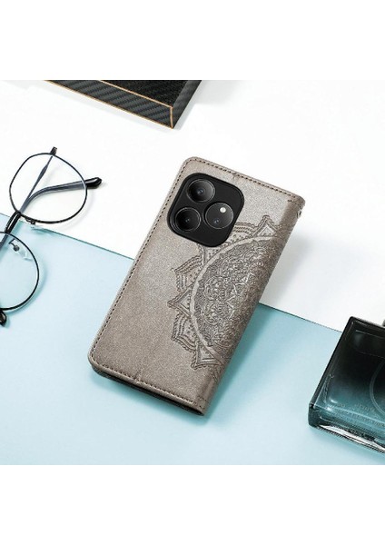 Realme Gt 6 Flip Kapak Için Flip Case Basit Iş Darbeye Zarif (Yurt Dışından)