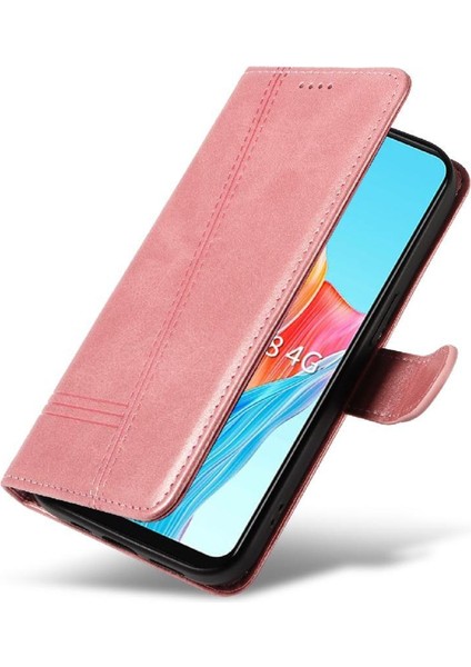 Oppo A78 4g Için Filp Durumda Ayrılabilir Siyah Bilezik Preslenmiş Pu Deri (Yurt Dışından) fırsatları