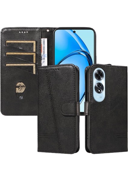 Oppo A60 4g Için Filp Durumda Kredi ile Pu Deri Cüzdan Telefon Kılıfı Preslenmiş (Yurt Dışından) indirimleri