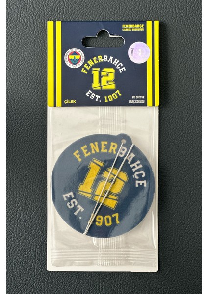 Fenerbahce Resmi Lisansli Oto Kokusu Cilekli Arac Kokusu