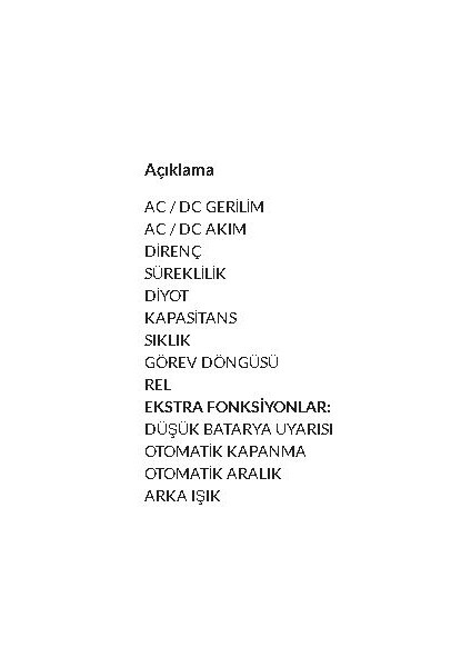 Tf 104 Toolfix Dijital Ölçü Aleti;ub;class
