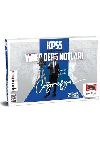 Yayınları 2025 KPSS Genel Kültür Coğrafya Video Ders Notları - Koray Karameşe