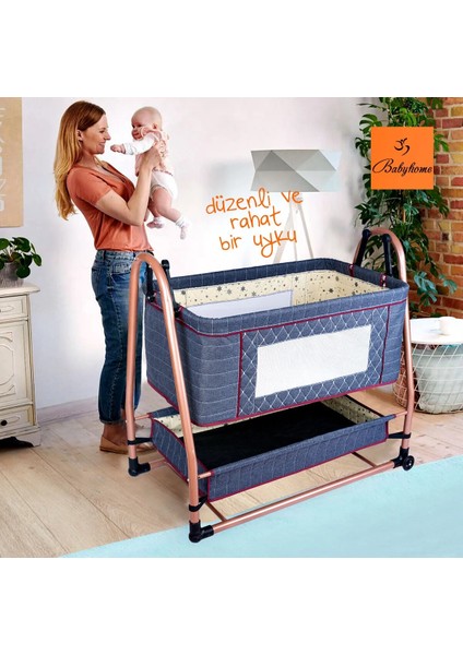 1010 Qool Yeni Doğan 8 In 1 Full Set Travel Sistem Bebek Arabası 505 Anne Yanı Sepet Beşik