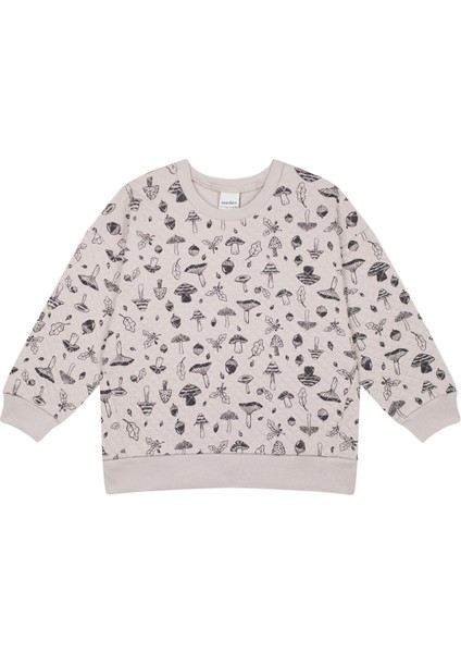 Sonbahar Mantarları Kapitone Sweatshirt