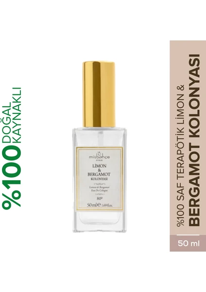 Limon Bergamot Kolonyası 50 ml