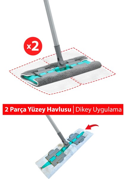4 Adet Yüzey Temizlik Havlusu Bezi