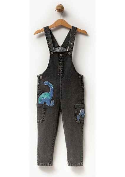 Nakışlı Unisex Çocuk Salopet