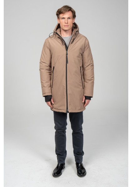 Erkek Yağmur ve Rüzgar Geçirmez Kumaşdan Içi Askılıklı Kışlık Klasik Mont fiyatları