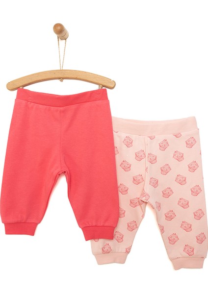 HelloBaby Basic Cupcake Desenli 2li Patiksiz Alt Kız Bebek