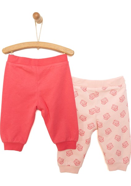 HelloBaby Basic Cupcake Desenli 2li Patiksiz Alt Kız Bebek